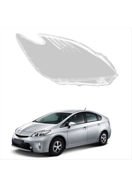 Araba Sağ Far Kabuğu Lambası Gölge Şeffaf Lens Kapak Far Kapağı Toyota Prius 2010-2012 (Yurt Dışından) modelleri