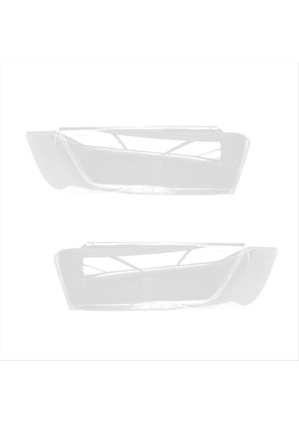 1paır Araç Far Güzü Kuru Lamba Gülü Audi Q3 2010-2015 Için Şeffaf Lens Kapak Far Kapağı (Yurt Dışından)