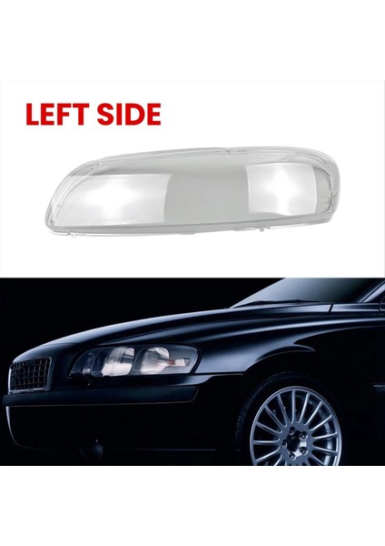 Volvo S60 V60 V70 2004-2008 Araç Ön Far Kapağı Far Lambası Lampcover Head Lamba Işık Kapakları Kabuk Sol (Yurt Dışından)