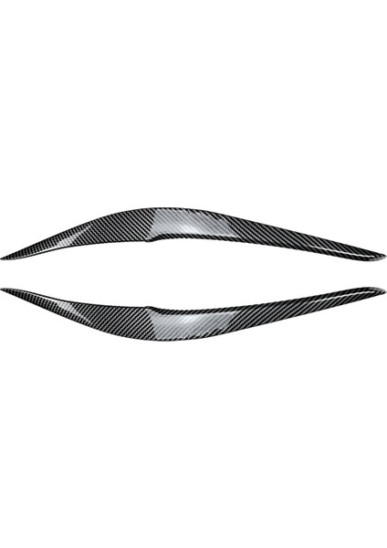 Bmw 2 Serisi F22 F23 2015-2019 Ön Far Kapağı Garnitür Şerit Kaş Kapağı Döşeme Çıkartması Karbon Fiber (Yurt Dışından)