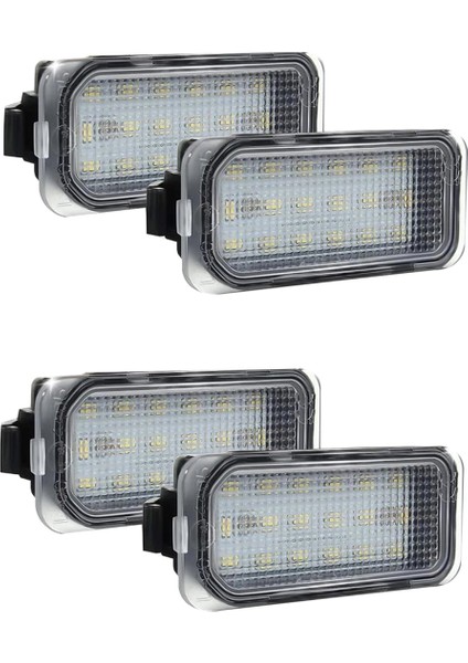 4pcs Araba LED Numaralı Plaka Plaka Işığı Ford Focus Mk Iı Fiesta Mk Vıı Mondeo Mk Iv Kuga S-Max 2008-2019 (Yurt Dışından)