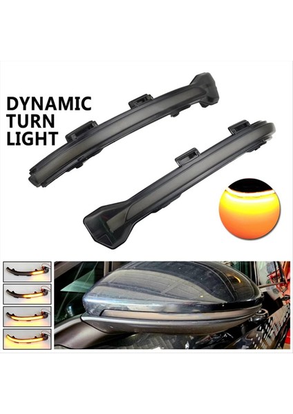 Araba Turn Light LED Dikiz Dinamik Akış Tip Vw Golf Için Turn Işık 7 Çift Renk Bir Side Mavi (Yurt Dışından) modelleri