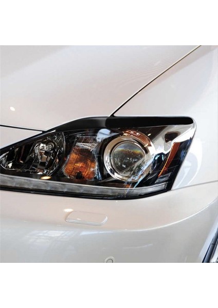 1 Çift Far Kaş Parlak Piyano Siyah Far Kaş Kapak Lexus IS250 IS300 2006-2012 Için Dekorasyon Çıkartmaları (Yurt Dışından) fırsatları