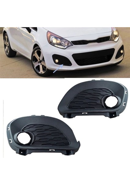 1paır Araç Ön Tampon Sis Light Lamba Davlumbazları Konut Kapağı Kia Rio Hatchback 2012 2013 2014 (Yurt Dışından) fiyatları