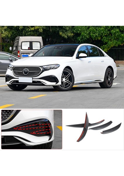 Ön Sis Lambası Kapağı Trim Mercedes Benz E Sınıf W214 2024 Aksesuarlar Karbon Fiber (Yurt Dışından) fırsatları