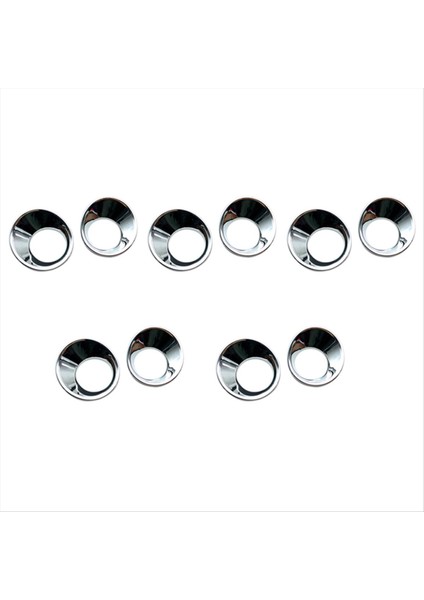 Corolla Cross Car Styling Abs Chrome Için 2020 2021 Toyota Için 5x Ön Sis Lambası Işık Kapağı (Yurt Dışından)