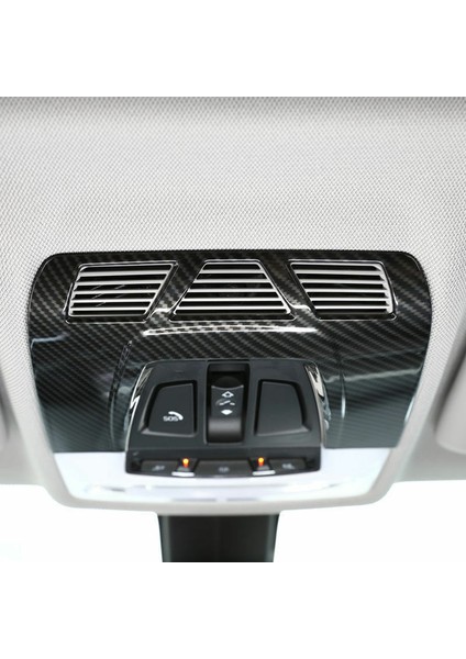 Karbon Fiber Ön Okuma Işık Paneli Kapak Trim Dekorasyon Kapağı For-Bmw 1/2/3 Serisi F20 F45 F30 F34 X5 F15 X6 F16 (Yurt Dışından) fırsatları