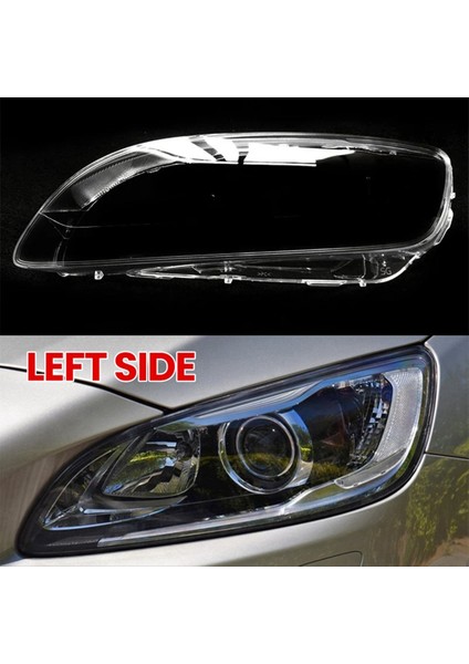 Volvo Için V60 S60 S60L 2014-2019 Şeffaf Abajur Far Maskesi Kapak Far Kabuğu Lens Sol (Yurt Dışından) fiyatları