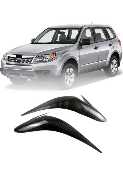 Subaru Forester Için 2013-2018 Karbon Fiber Araba Sticker Ön Farlar Kaş Göz Kapağı Trim Kapak Aksesuarları (Yurt Dışından) modelleri