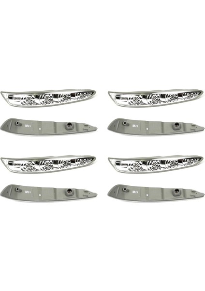 8x Araç Dış Dikiz Aynası LED Turn Sinyal Işık Lambası Lh Rh Hyundai Sonata I45 2009-2014 87613-3S000 87623-3S000 (Yurt Dışından)