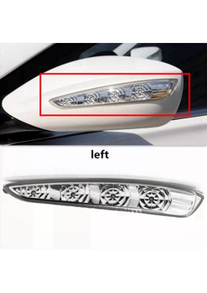 8x Araç Dış Dikiz Aynası LED Turn Sinyal Işık Lambası Lh Rh Hyundai Sonata I45 2009-2014 87613-3S000 87623-3S000 (Yurt Dışından) indirimleri
