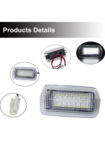 Toyota Land Cruiser 200 Serisi 150 Serisi Prado Mk4 J150 Lexus ES240 IS250 LED Nezaket Kapısı Ampul Beyaz (Yurt Dışından) fiyatları