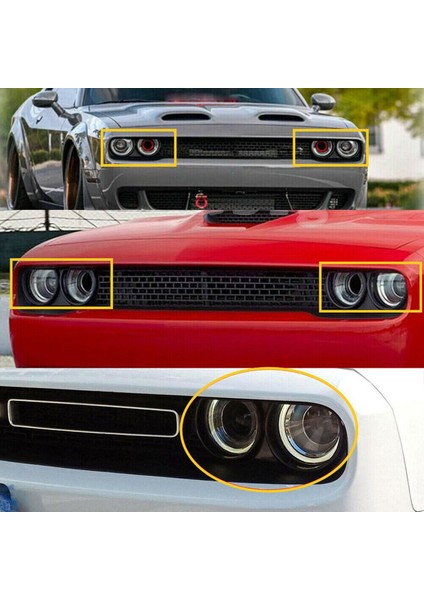 1 Çift Ön Far Lambası Çerçeve Izgara Çerçevesi Dodge Challenger Için 2015-2021 68259053AB 68259052AB (Yurt Dışından) indirimleri
