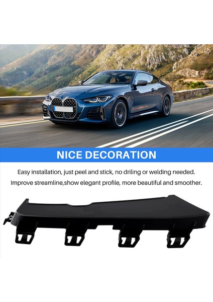 Bmw 4 Coupe (G22 G82) 2021 Ön Sağ Hava Kanalı Kapağı Sis Lambası Çerçevesi 51118076730 (Yurt Dışından) modelleri