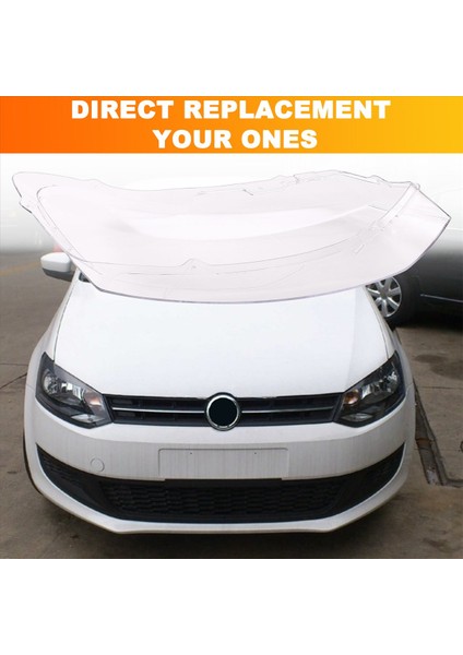 Araba Sağ Far Kabuk Lambası Gölgesi Şeffaf Lens Kapak Vw Polo 2012-2013 Için Far Kapağı (Yurt Dışından) fırsatları