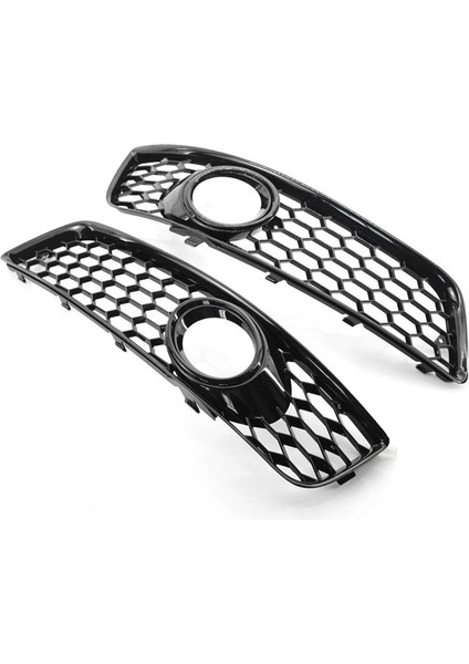 1 Çift Araba Ön Tampon Sis Lambası Izgara Audi A3 8p 2009-2013 8P0807682D Sis Lambası Petek Izgara Kapakları (Yurt Dışından)