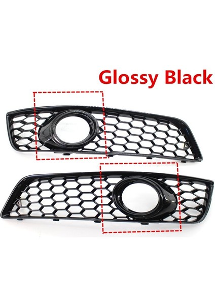 1 Çift Araba Ön Tampon Sis Lambası Izgara Audi A3 8p 2009-2013 8P0807682D Sis Lambası Petek Izgara Kapakları (Yurt Dışından) fırsatları