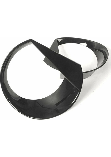 4x Kızgın Gözler Ön Far Çerçeveleri Jeep Renegade 2015 2016 2017 2018 (Siyah) Için Kapak Kapağı (Yurt Dışından)