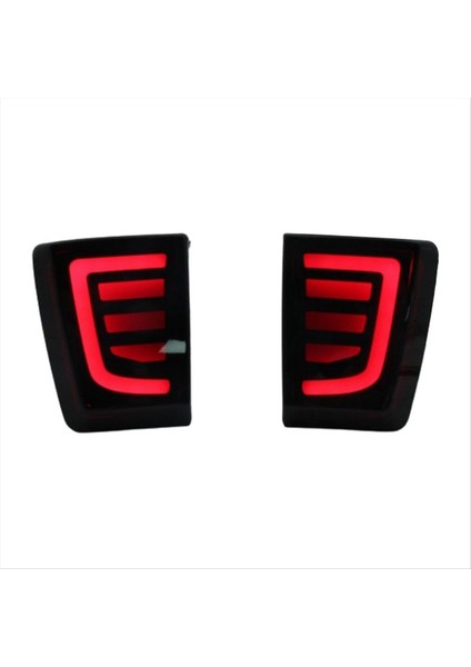 Mitsubishi Pajero Için V85 V8 V93 V97 2007-2020 Araba Arka Tampon Durdur Işık Dönüş Sinyali Işık Uyarı Işık Fren Işıkları (Yurt Dışından)