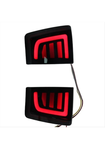 Mitsubishi Pajero Için V85 V8 V93 V97 2007-2020 Araba Arka Tampon Durdur Işık Dönüş Sinyali Işık Uyarı Işık Fren Işıkları (Yurt Dışından) modelleri