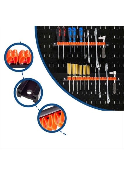 5pcs Tornavida Organizatör Tutucu Duvara Monte Edilmiş Tornavida Anahtarı Pense Rafı Organizatör Alet Donanım Aracı Ekran Askısı (Yurt Dışından) indirimleri