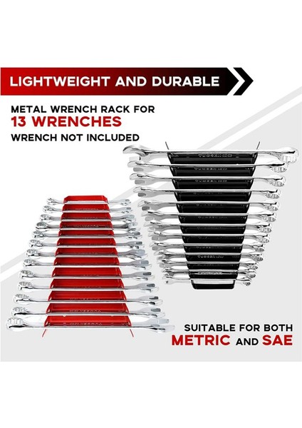 2 Paket Metal Anahtar Organizatörü- Premium Anahtar Tutucu Tepsisi Whench Için Duvara Monte Depolama Çözümleri (1 Kırmızı ve 1lblack (Yurt Dışından) indirimleri