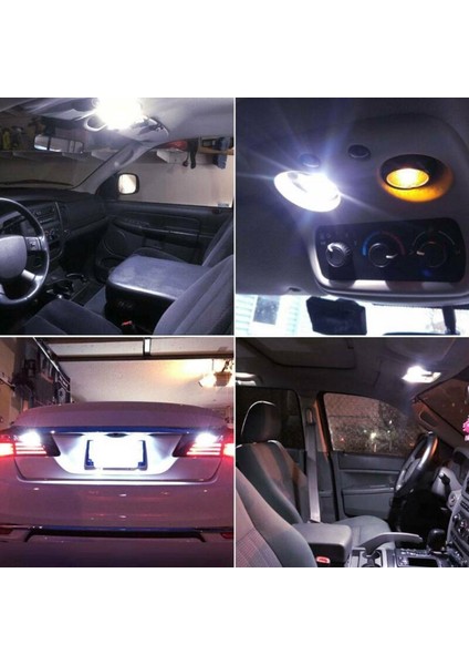 20PCS Serin Beyaz T10 LED Ampul Araba Iç Lisans Işığı 2825 192 194 5050 5 Smd (Yurt Dışından) modelleri