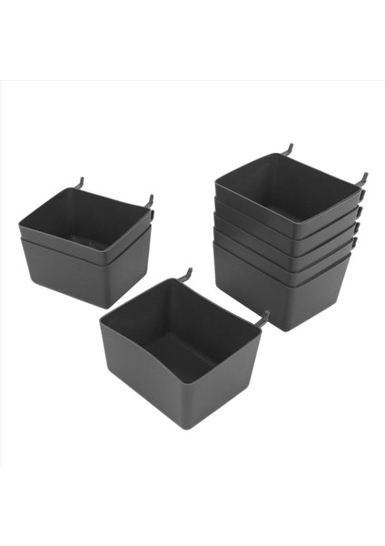 32 Parça Pegboard Kutuları Kit Pegboard Parçaları Depolama Pegboard Aksesuarları Donanım Organize Etme Beklemeleri (Gri) (Yurt Dışından) fiyatları