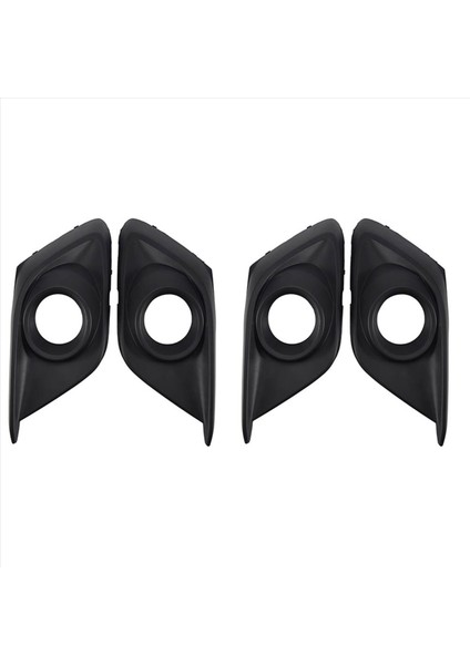 4x Araba Ön Tampon Sis Lambası Çerçevesi Ön Sis Lambası Kapağı Sis Lambası Izgara Döşeme Mazda 3 Axela 2014 2015 2016 (Yurt Dışından)