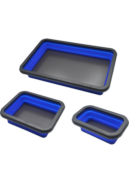 Katlanabilir Manyetik Vida Tepsisi Silikon Araç Parçaları Depolama Organizatör Kutusu Ahşap Tesisatçı Alet Parçaları Organizatör Tepsisi (Yurt Dışından)