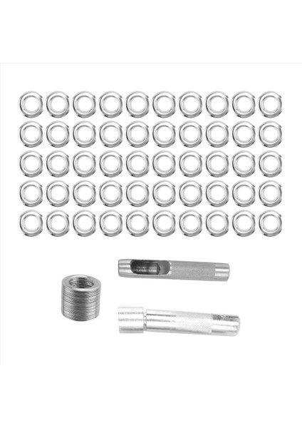 100PCS Yumruk Gromlar ve Branda Tente Çadır Muşamba Onarım Kiti Deliği Sel (Yurt Dışından) modelleri