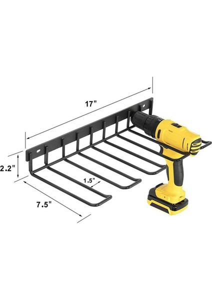 Duvara Monte Alet Depolama Rafı Alet Rafı Elektrikli Matkap Rafı Anahtarı Aracı Atölyesi Tornavida Depolama Rafı (Yurt Dışından) fırsatları