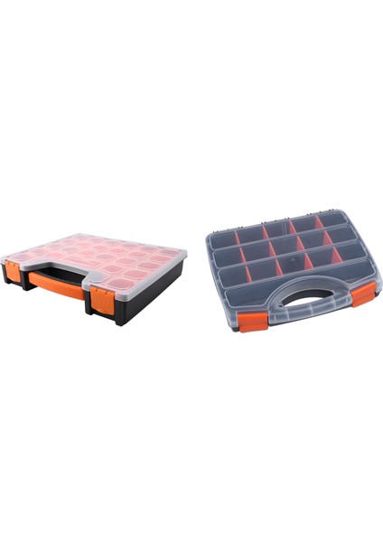 2pcs Taşınabilir Parçalar Kutu Vidalı Saklama Kutusu Metal Parçalar Donanım Tornavida Aracı Onarım El Aracı B-320 ve BF-312 (Yurt Dışından)