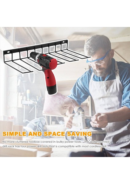 Elektrik Aleti Organizatör Matkap Depolama Rafı Raf Duvarı Montajlı Ağır Hizmet Güç Matkap Tutucu Matkap Şarj Istasyonu (Yurt Dışından) indirimleri