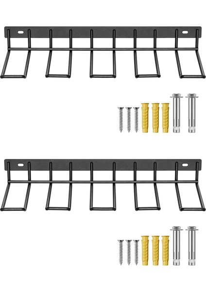 2x Güç Alet Organizatörü Matkap Depolama Rafı Raf Duvarı Montajlı Ağır Hizmet Güç Matkap Tutucu Matkap Şarj Istasyonu (Yurt Dışından)
