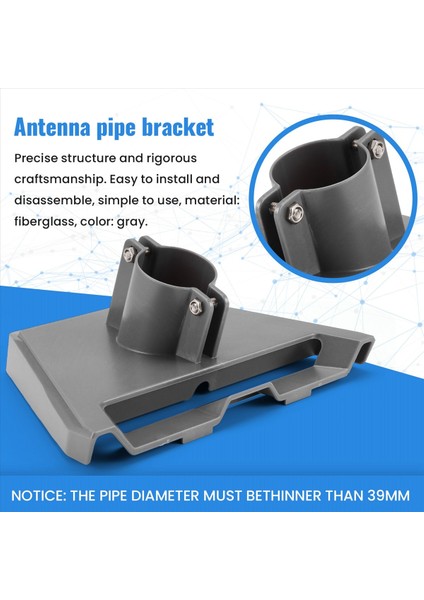 Starlink Için Gen 3 Boru Adaptörü Yuvarlak Tüp Adaptörü Kutup Montaj Braketi Starlink V3 Plaka Çatı Montajı Aksesuarları (Yurt Dışından) fırsatları