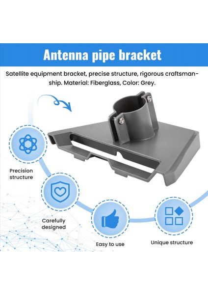 Starlink Için Gen 3 Boru Adaptörü Yuvarlak Tüp Adaptörü Kutup Montaj Braketi Starlink V3 Plaka Çatı Montajı Aksesuarları (Yurt Dışından) indirimleri