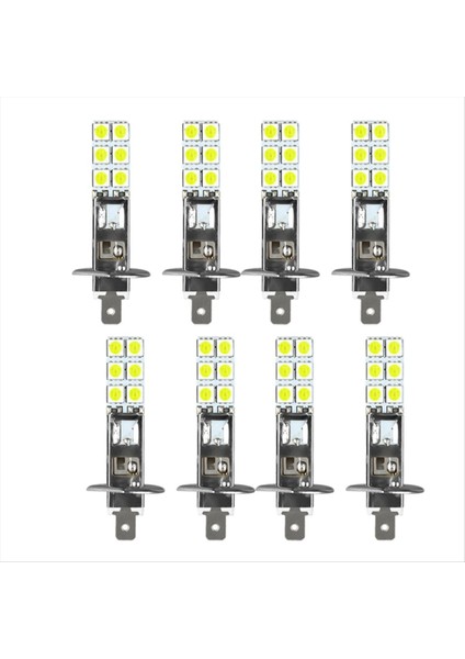 8pcs H1 6000K Süper Beyaz 80W LED Far Ampulleri Kiti Sis Sürüş Işığı (Yurt Dışından) fiyatları