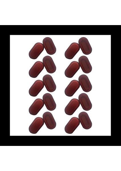 10X Arka Kuyruk Lambası Dokuzlu Maks G30 Scooter Aksesuarları Için 10X Arka Tail Lambası Fren Işıkları Kapak (Yurt Dışından)