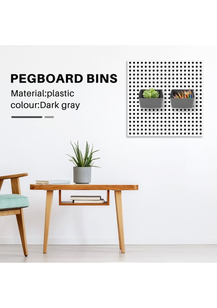 10 Adet Pegboard Kutusu Pegboard Bin Kit Pegboard Sepet Depolama Organizatörü Pegboard Aksesuarları Araçları Düzenlemek Için Parçalar (Yurt Dışından) indirimleri