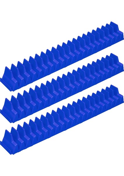 3pcs Manyetik Anahtar Organizatörü Takım Taşınabilir Takım Depolama Raf Anahtar Tutucu Takım Çekmece Depolama Mavisi (Yurt Dışından)