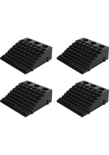 4x Matkap Biteri Saklama Kutusu Freze Kesici Tasarruf Alan Matkap Sonlandırma Tutucu Organizatör Kılıf Kutusu (Yurt Dışından)