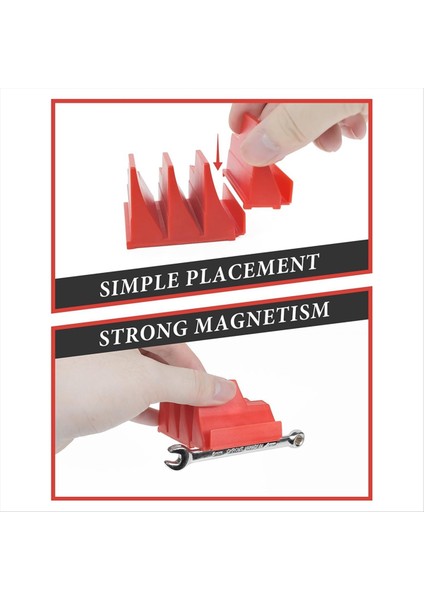 20 Anahtar Için Uygun Olan Araç Kutusu Için Manyetik Anahtar Organizatörü Anahtar Organizatörü Garaj ve Atölye Için Mükemmeldir (Yurt Dışından) fırsatları