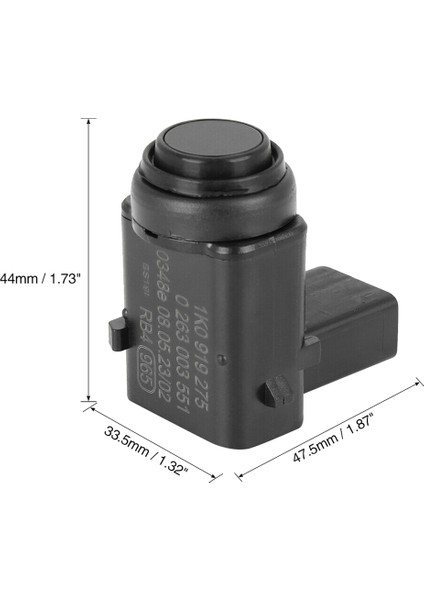 6pcs Pdc Park Sensörü 1U0919275 -Porsche Cayenne Skoda Bora Eos Golf Jetta Touareg 1K0919275 3D0998275A (Yurt Dışından) modelleri