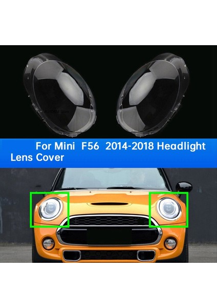 Araba Ön Far Kapağı Abajur Lambası Lamba Far Farlar Lens Kapağı Bmw Mini F56 2014-2018 Sağ (Yurt Dışından) fiyatları