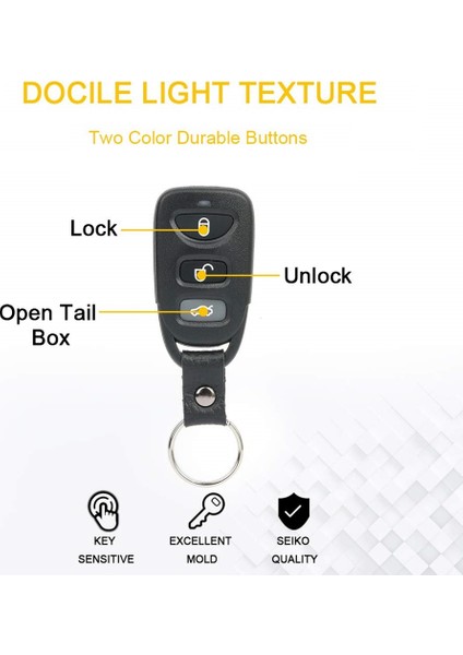 Hyundai Elantra Sonata Için Anahtar Fob Anahtarsız Giriş Kia Optima Uzaktan Kumanda OSLOKA-310T 95430-3K200 3+1 Düğmeleri Değiştirin (Yurt Dışından) indirimleri