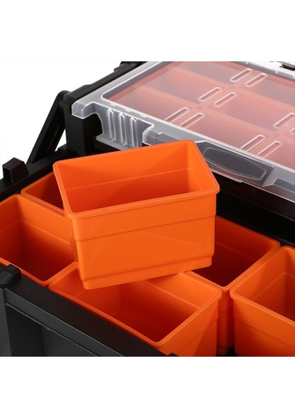 Taşınabilir Parçalar Saklama Kutusu Donanım Vidaları Aracı Kutusu Çoklu Grid Alet Organizatör Kutusu Kutusu Düzenlemesi Garaj Depolama (Yurt Dışından) modelleri