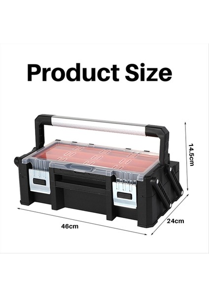 Taşınabilir Parçalar Saklama Kutusu Donanım Vidaları Aracı Kutusu Çoklu Grid Alet Organizatör Kutusu Kutusu Düzenlemesi Garaj Depolama (Yurt Dışından) indirimleri