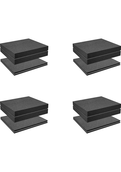 Izgara Köpük Küp Kelotu 8 Parça 400X300X50MM/8 Adet 400X300X10MM Takım Kutusu Kamera Kılıfı Köpük Kılıf Ekleme Araç (Yurt Dışından)