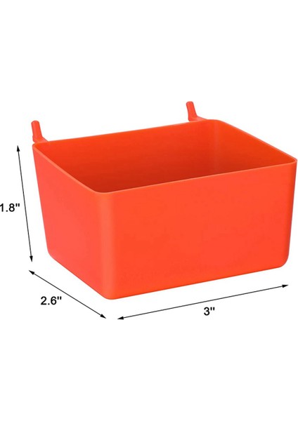 16 Adet Pegboard Kutuları Kit Pegboard Parçaları Depolama Pegboard Aksesuarları Donanım Düzenlemek Için Çalışma Tezgahı Kutuları (Kırmızı) (Yurt Dışından) fiyatları